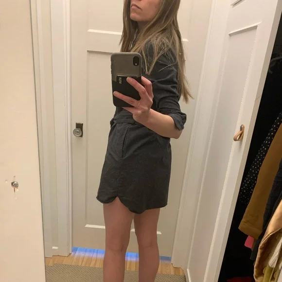 Beautiful Helly Hansen tunic! 100% cotton. Xs. Grey/gray. - Picture 2 of 7